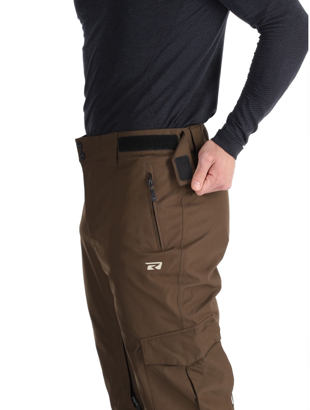 Rehall, Benn-R pantalones de esquí hombres Choco marrón 