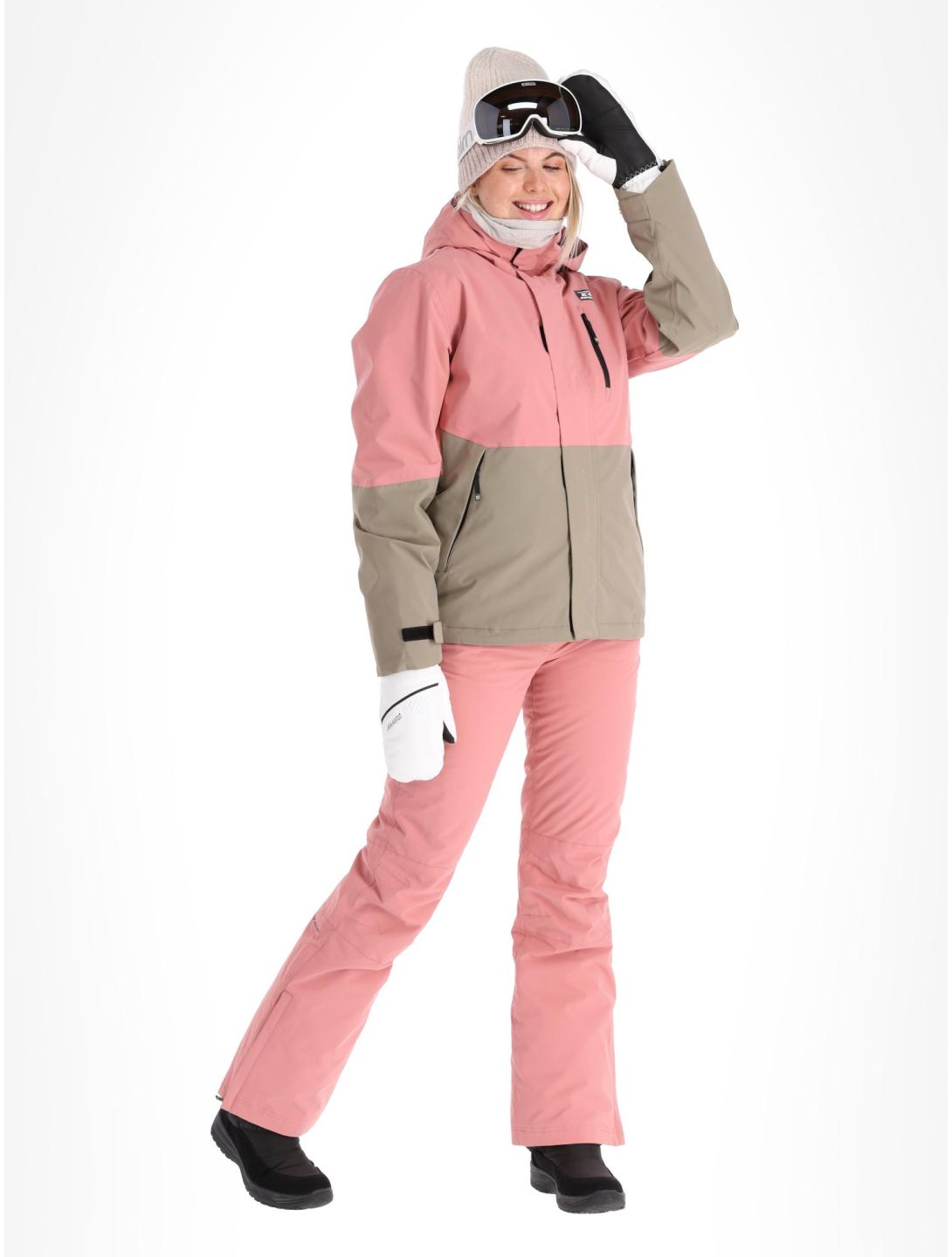 Rehall, Bibi-R chaqueta de esquí mujeres Dusty Rose rosa 