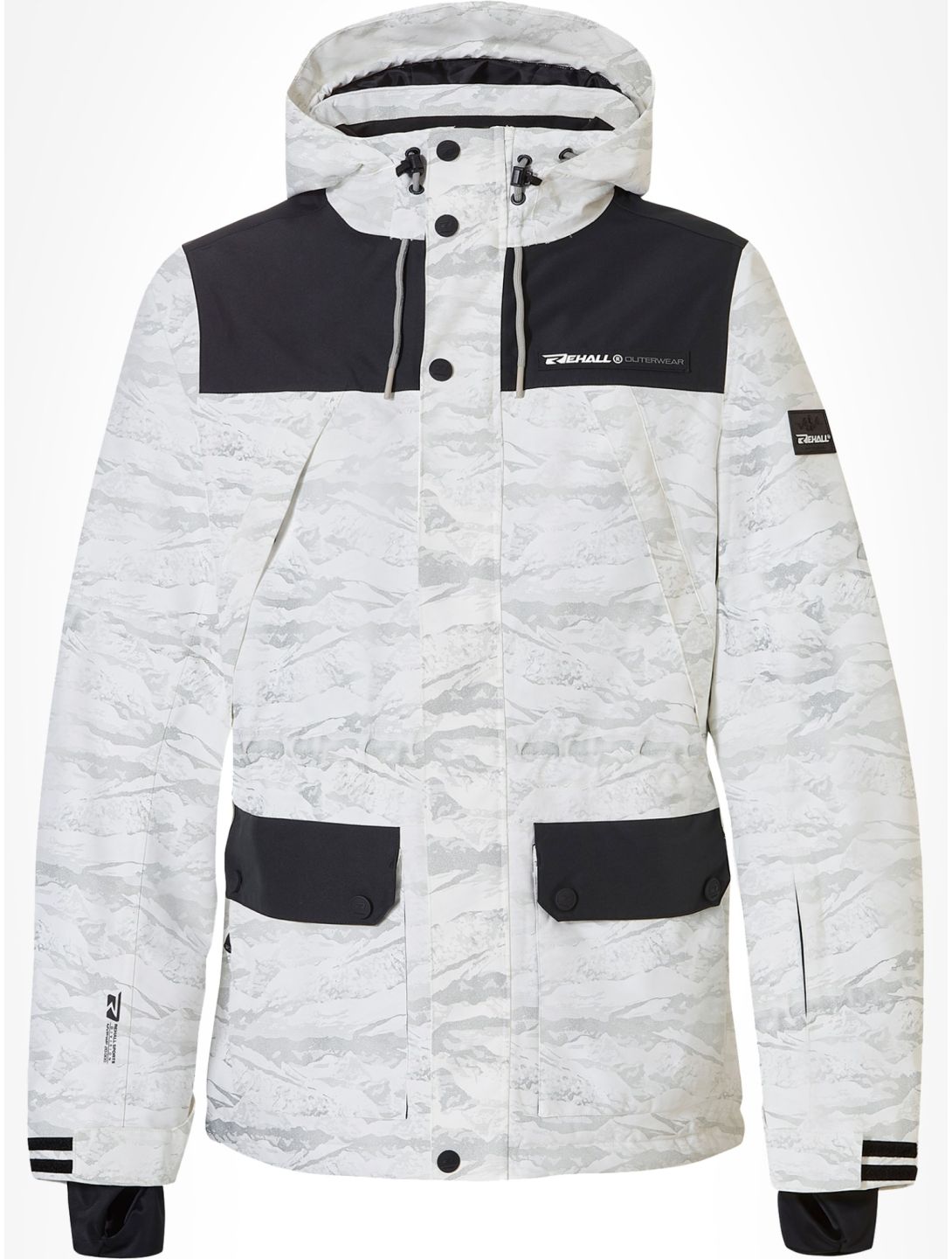 Rehall, Bruce-R chaqueta de esquí hombres White Mountains blanco 