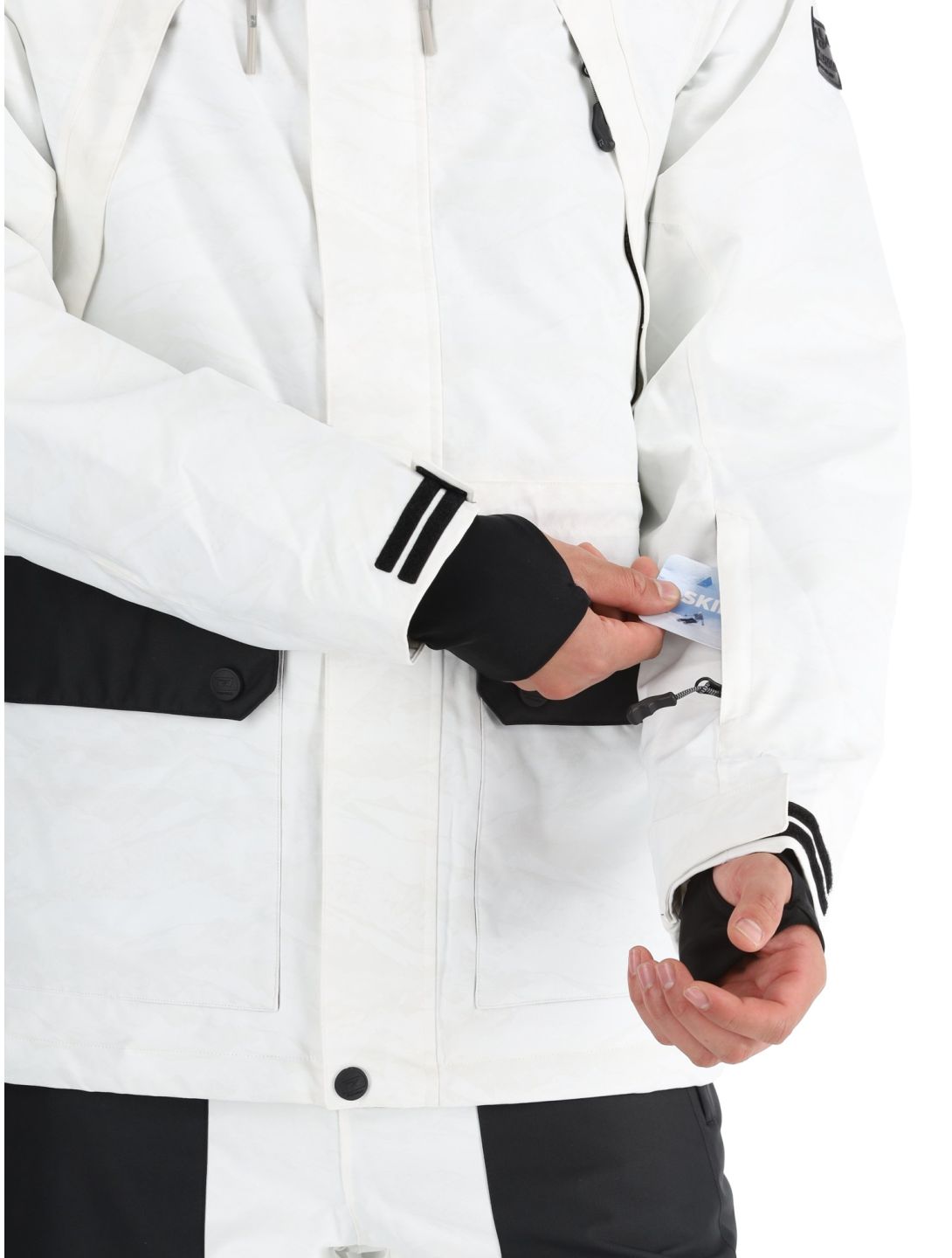 Rehall, Bruce-R chaqueta de esquí hombres White Mountains blanco 