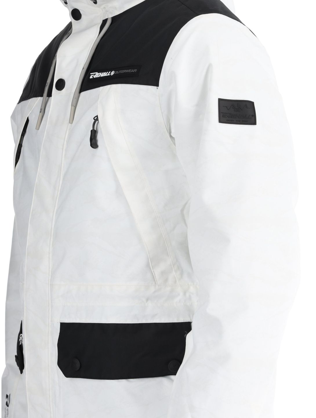 Rehall, Bruce-R chaqueta de esquí hombres White Mountains blanco 