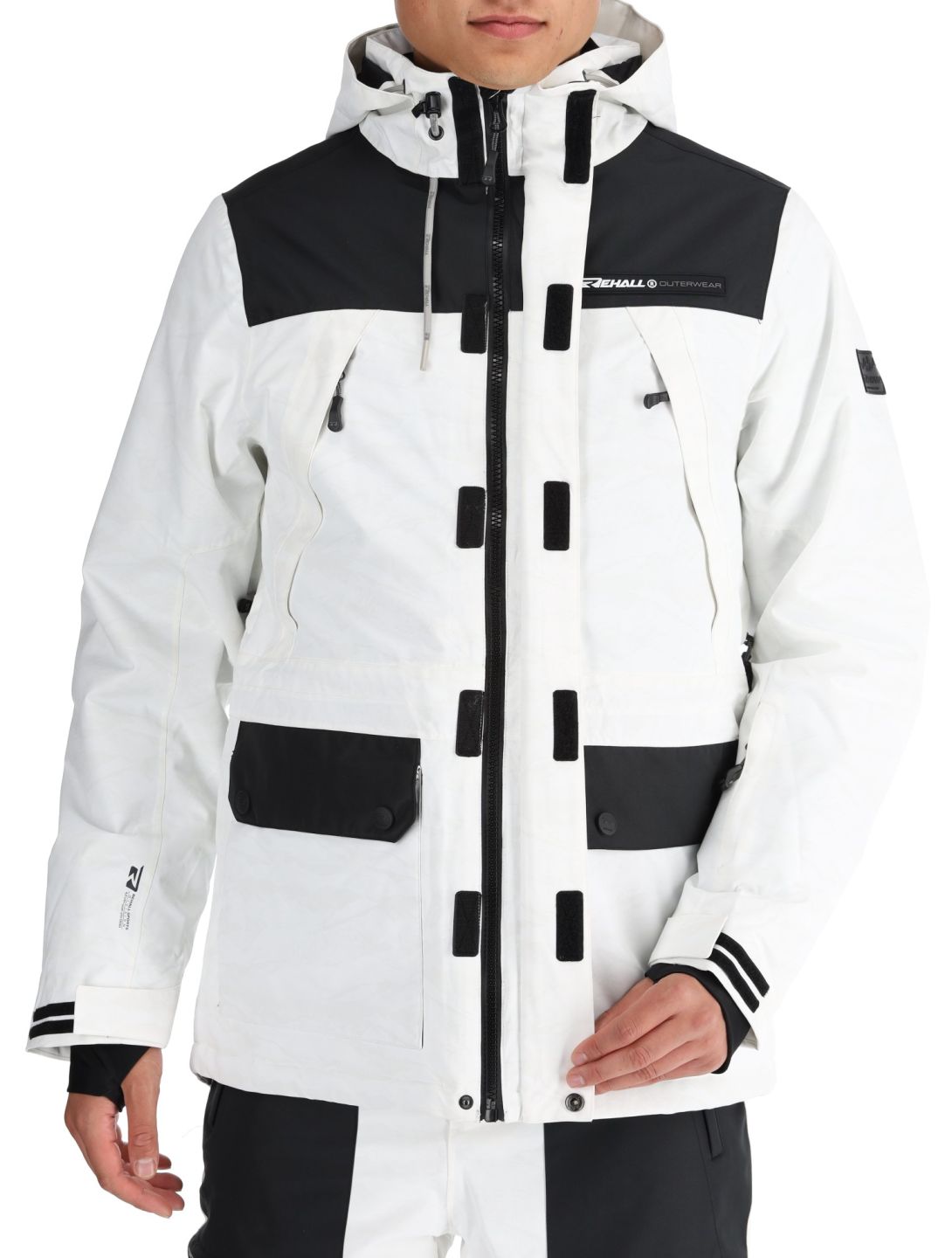 Rehall, Bruce-R chaqueta de esquí hombres White Mountains blanco 