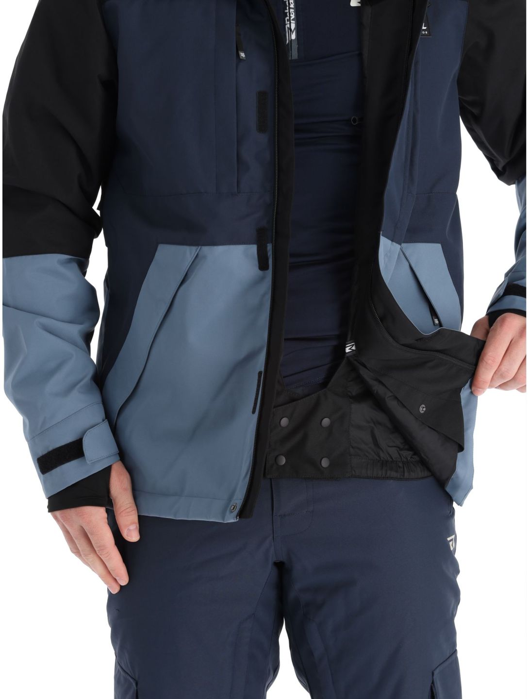 Rehall, Carls-R chaqueta de esquí hombres Steel Blue azul, negro 