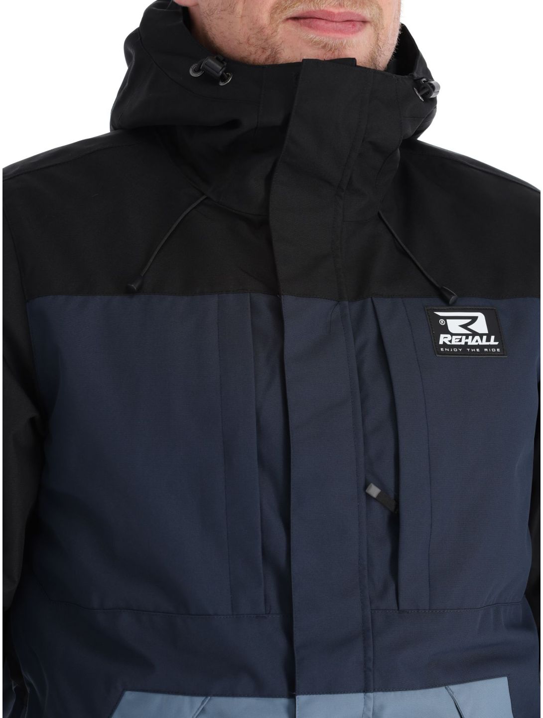 Rehall, Carls-R chaqueta de esquí hombres Steel Blue azul, negro 