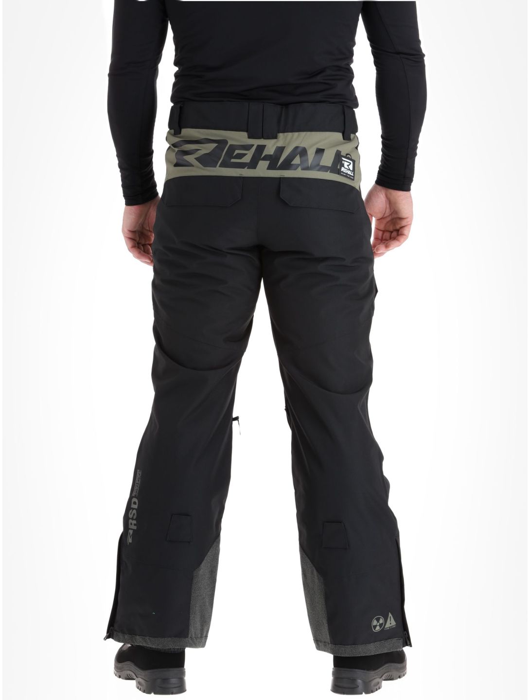 Rehall, Carlton-R pantalones de esquí hombres Black negro 