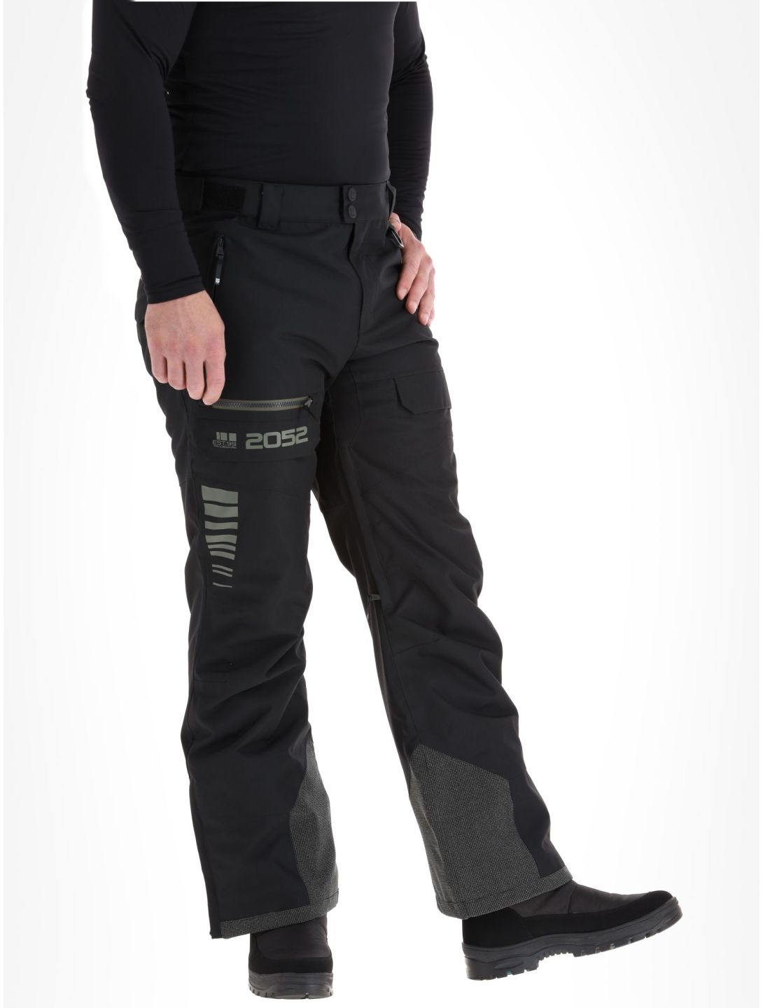 Rehall, Carlton-R pantalones de esquí hombres Black negro 