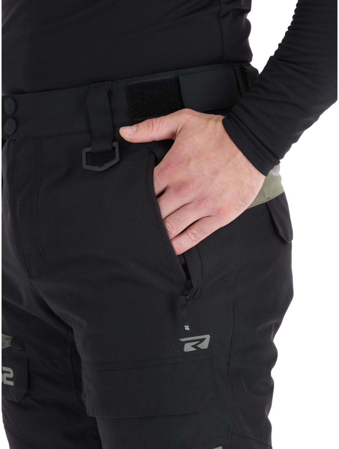 Rehall, Carlton-R pantalones de esquí hombres Black negro 