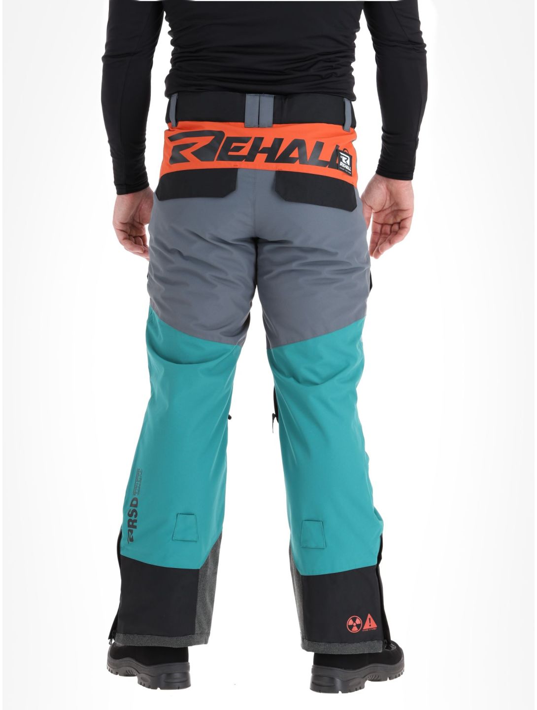 Rehall, Carlton-R pantalones de esquí hombres Teal green azul, gris 