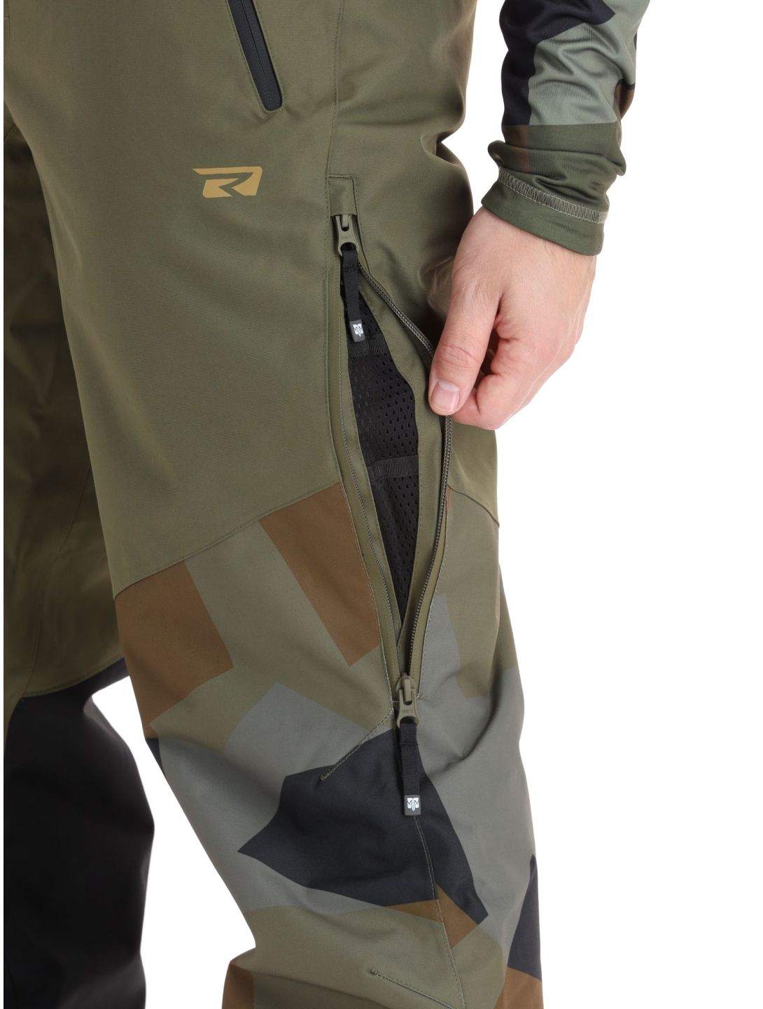 Rehall, Catamount-R pantalones de esquí hombres Olive verde 