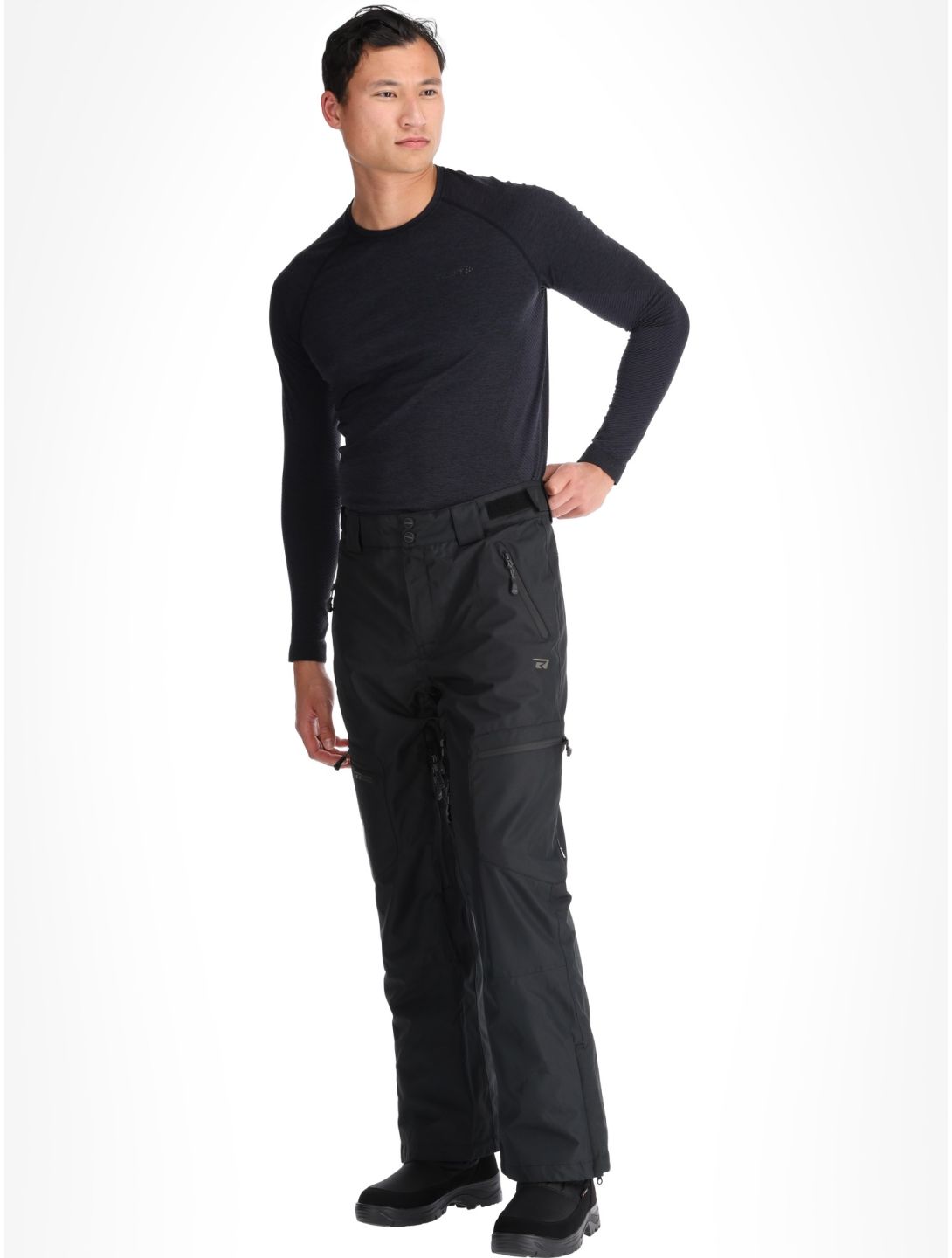 Rehall, Croob-R pantalones de esquí hombres Black negro 