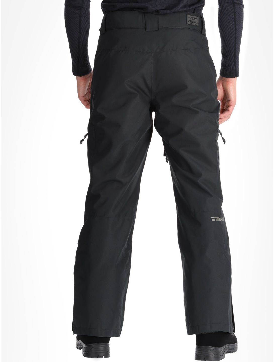 Rehall, Croob-R pantalones de esquí hombres Black negro 