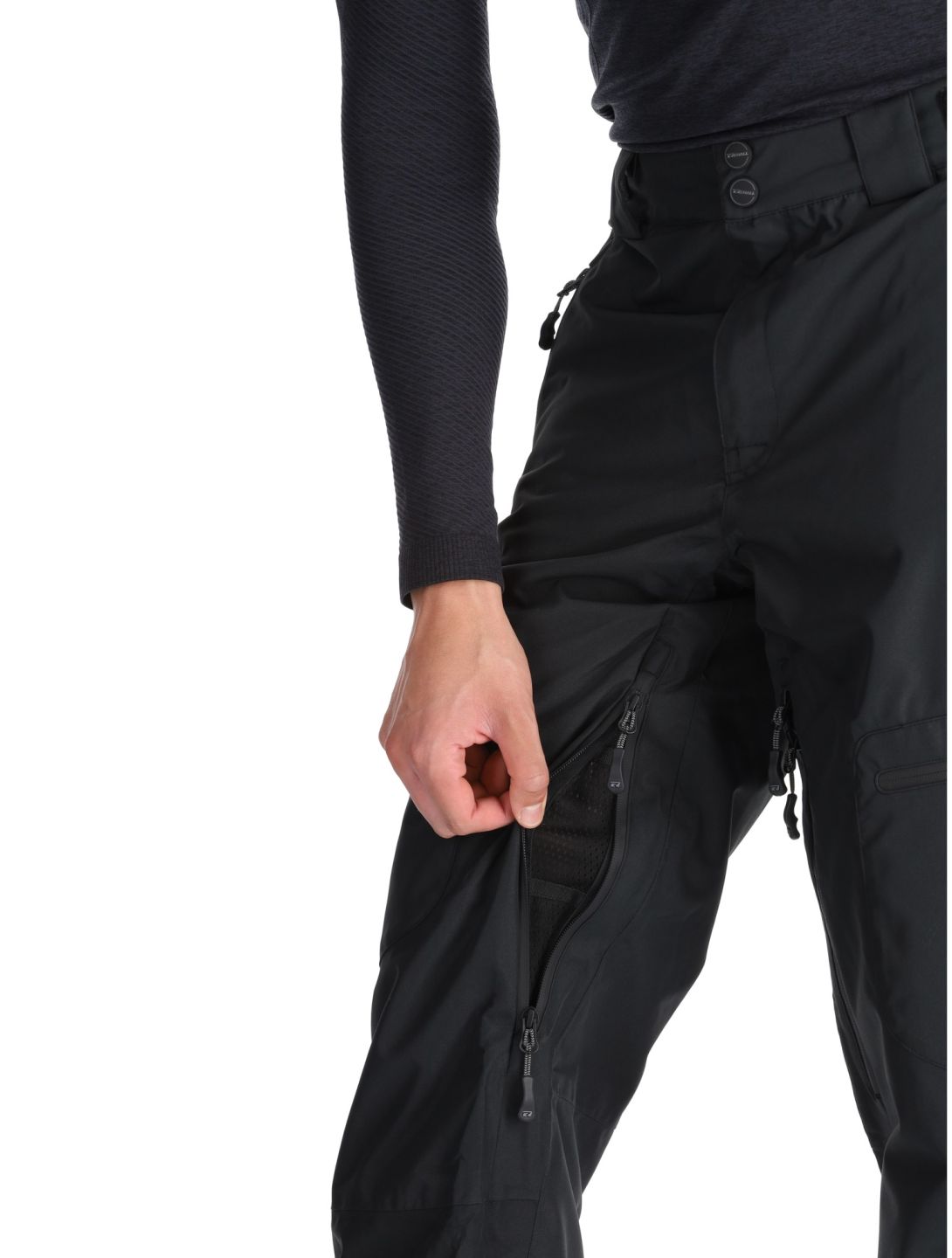 Rehall, Croob-R pantalones de esquí hombres Black negro 