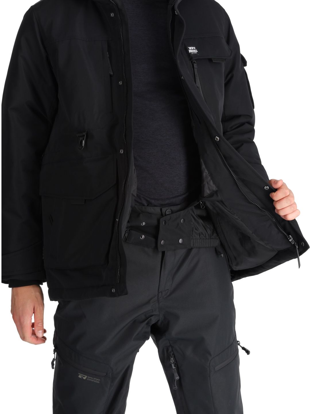 Rehall, Dean-R chaqueta de esquí hombres Black negro 