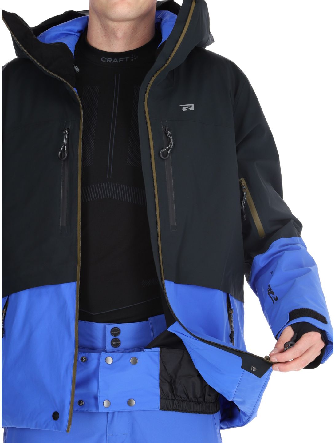 Rehall, Denali-R chaqueta de esquí hombres Reflex Blue azul, negro 