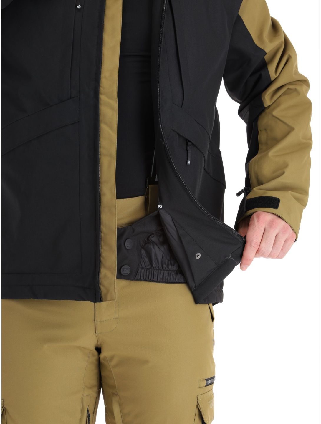 Rehall, Denver-R chaqueta de esquí hombres Military negro, verde 