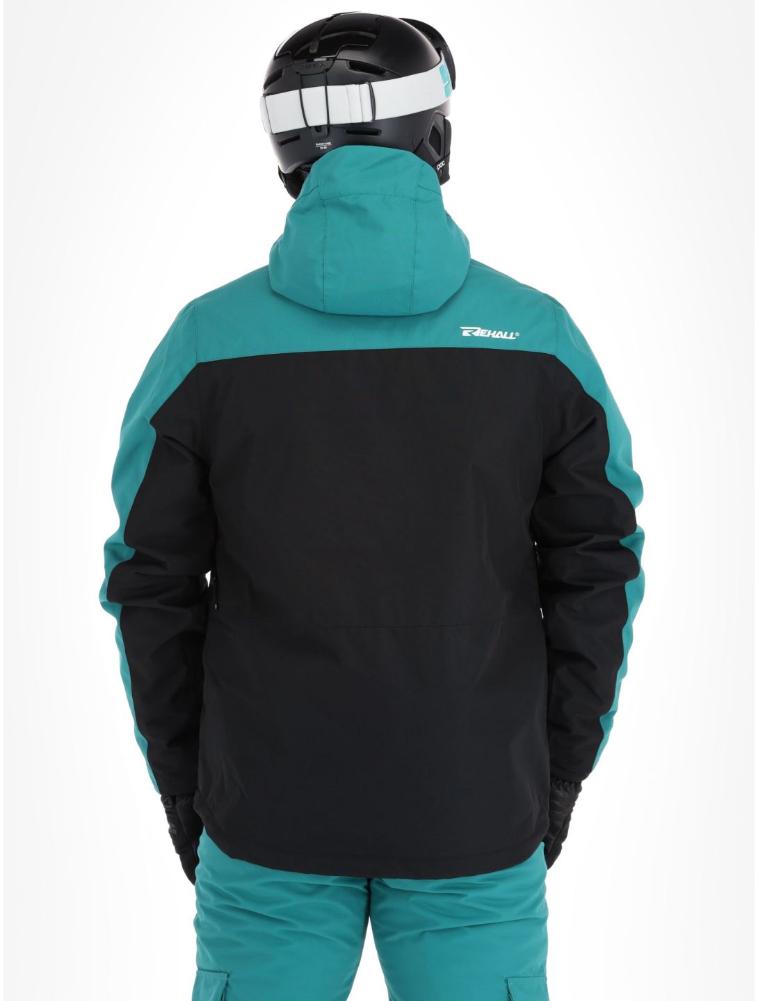 Rehall, Denver-R chaqueta de esquí hombres Teal green azul, negro 