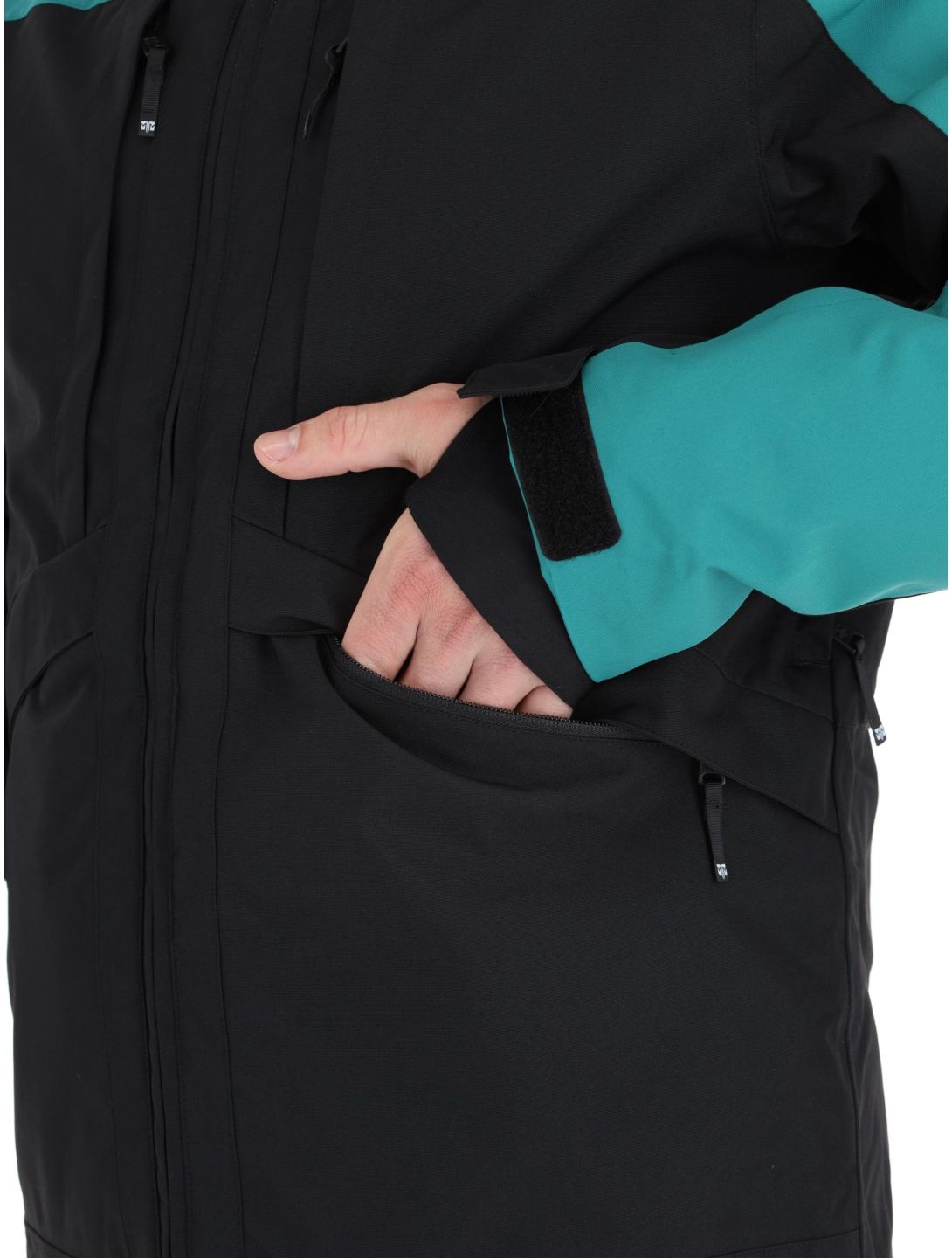 Rehall, Denver-R chaqueta de esquí hombres Teal green azul, negro 