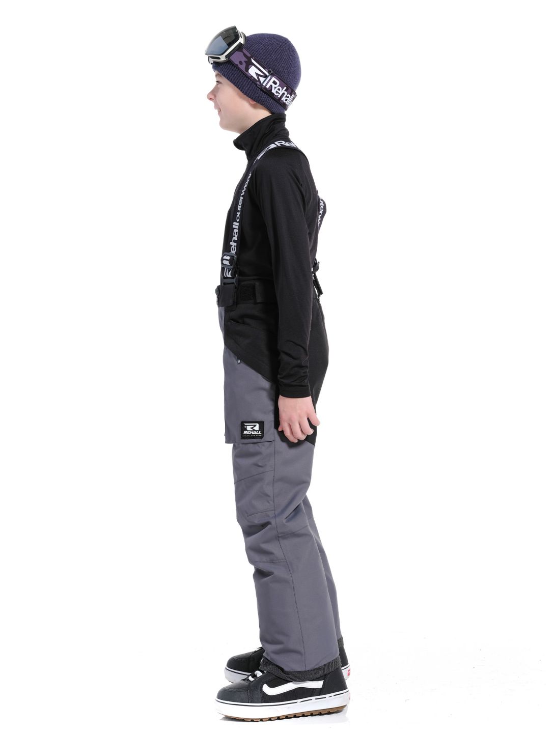 Rehall, Digger-R-Jr. pantalones de esquí niños Gunmetal gris 