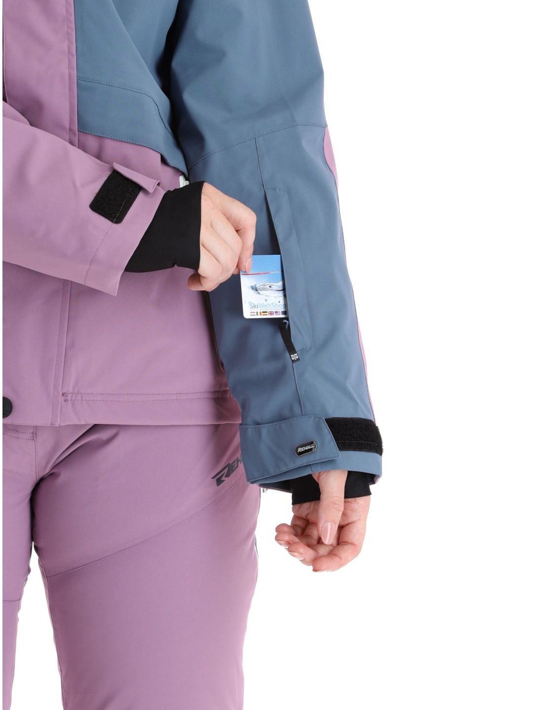 Rehall, Dyna-R chaqueta de esquí mujeres Lavender azul, púrpura 