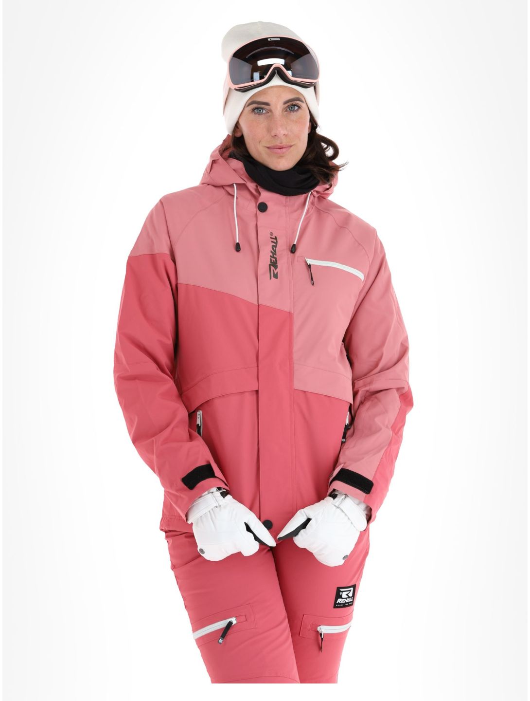 Rehall, Dyna-R chaqueta de esquí mujeres Slate Rose rosa 