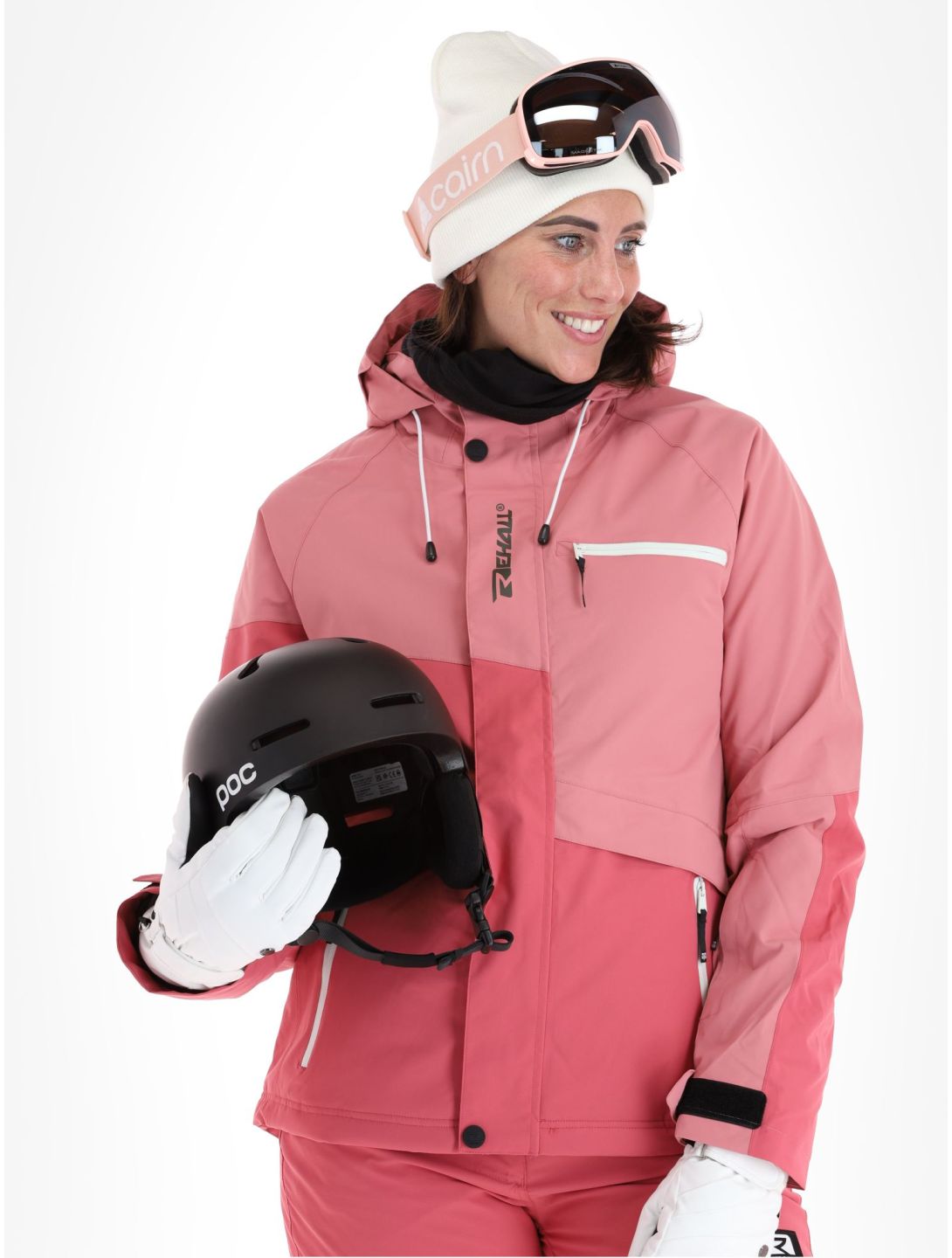 Rehall, Dyna-R chaqueta de esquí mujeres Slate Rose rosa 