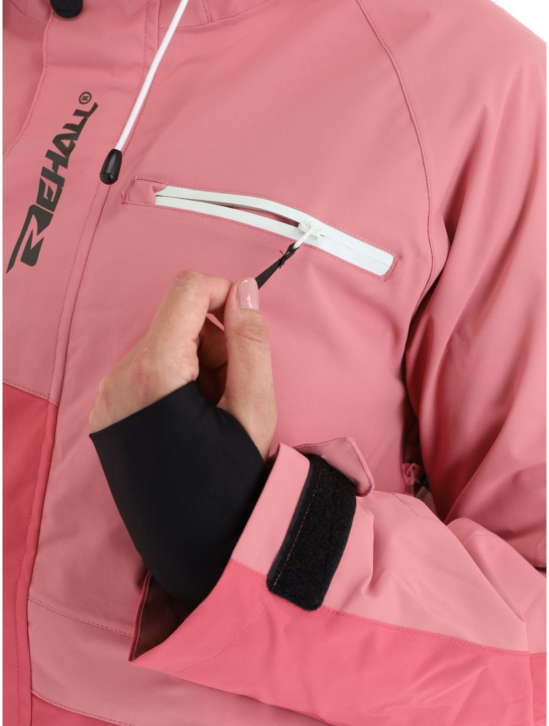 Rehall, Dyna-R chaqueta de esquí mujeres Slate Rose rosa 