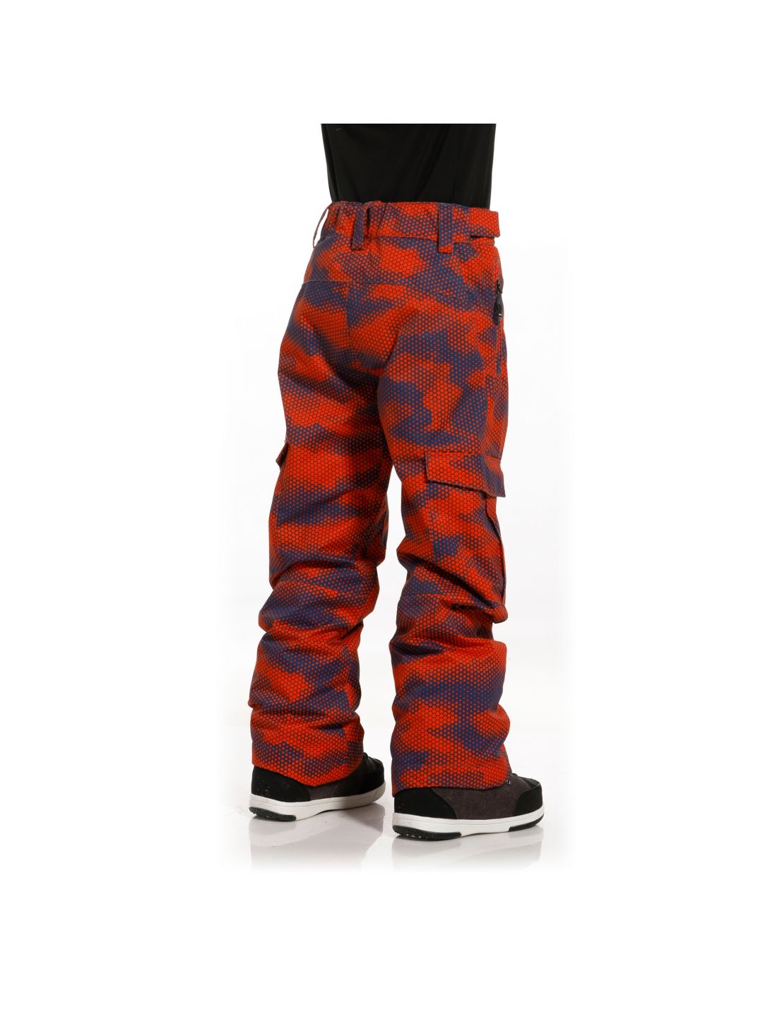 Rehall, Edge-R-Jr pantalones de esquí niños camo naranja