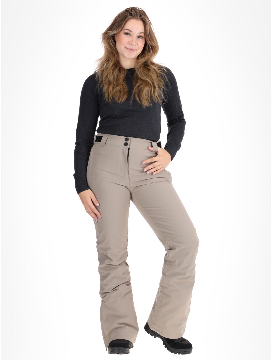 Rehall, Eva-R pantalones de esquí mujeres Brindle beige 