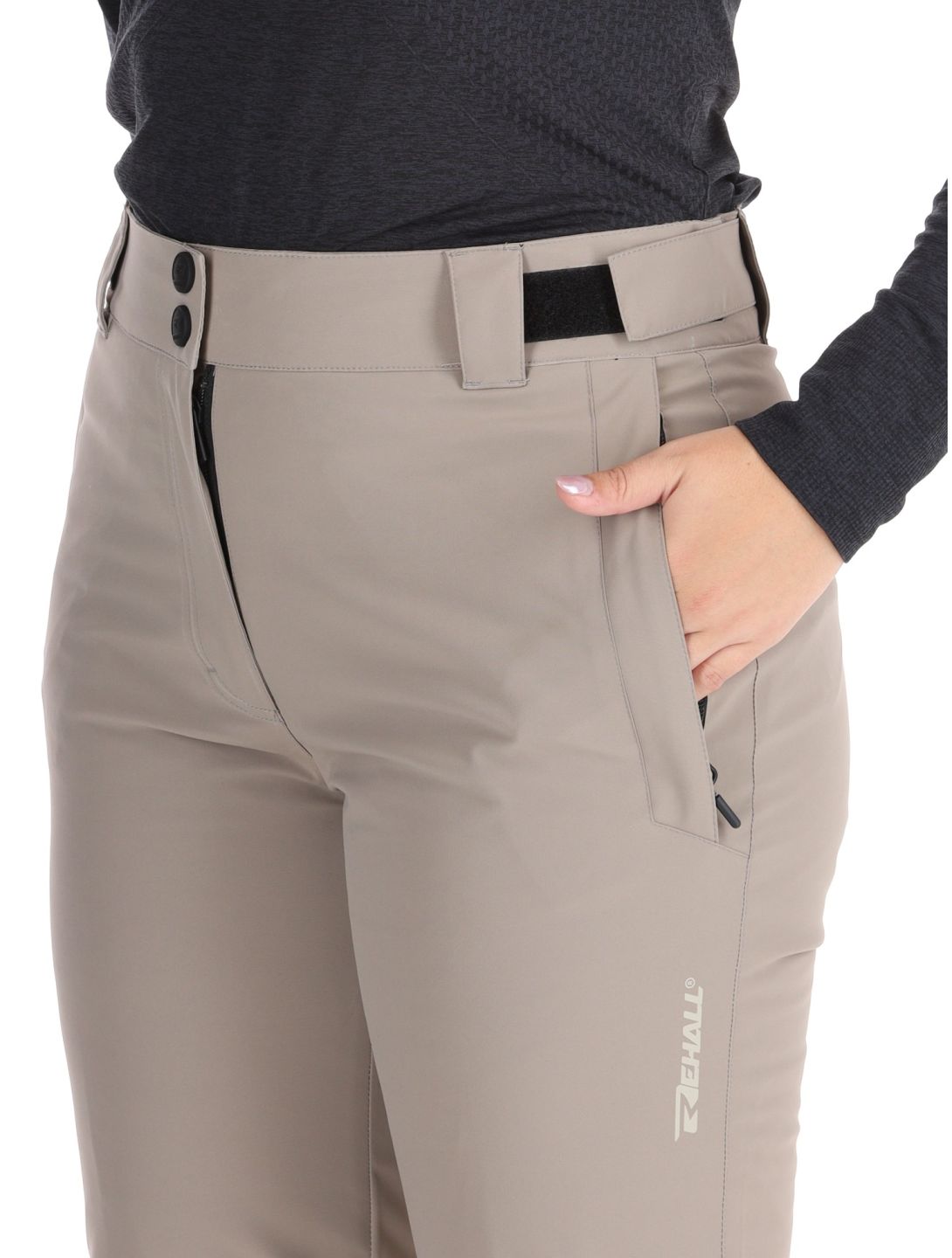 Rehall, Eva-R pantalones de esquí mujeres Brindle beige 