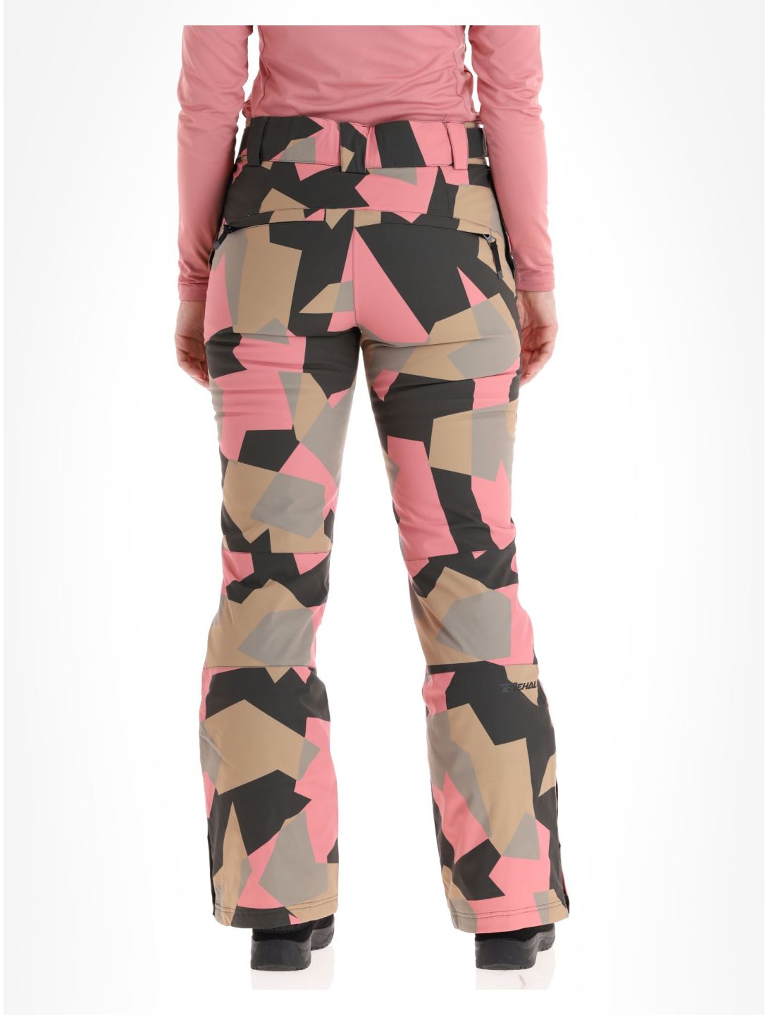 Rehall, Eva-R pantalones de esquí mujeres Camo Rose rosa 