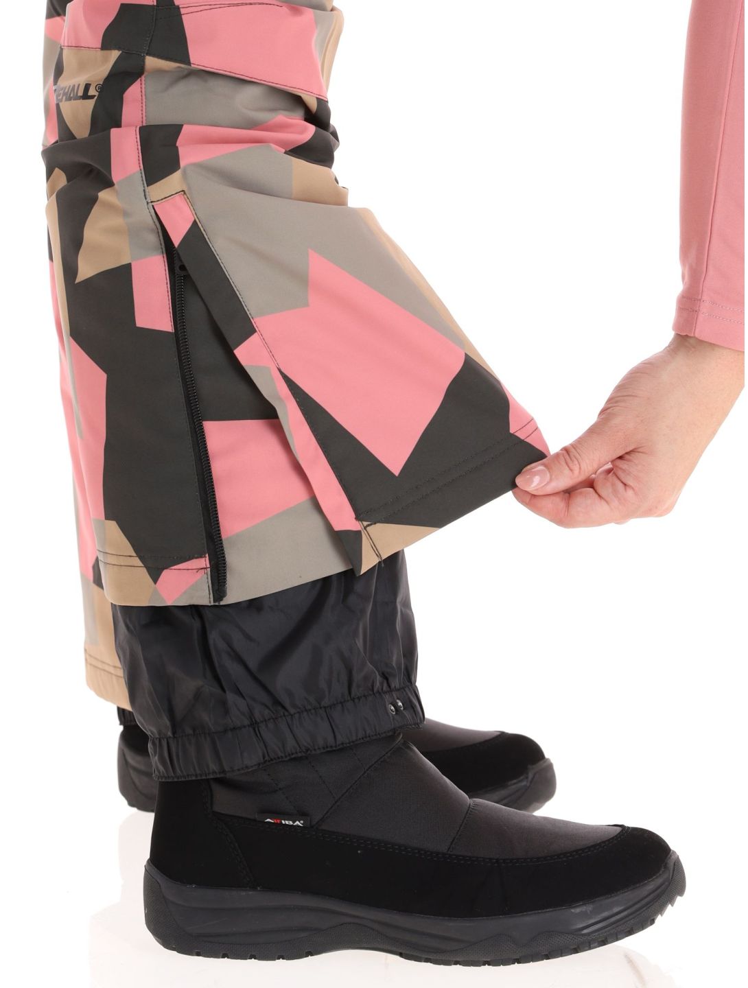 Rehall, Eva-R pantalones de esquí mujeres Camo Rose rosa 