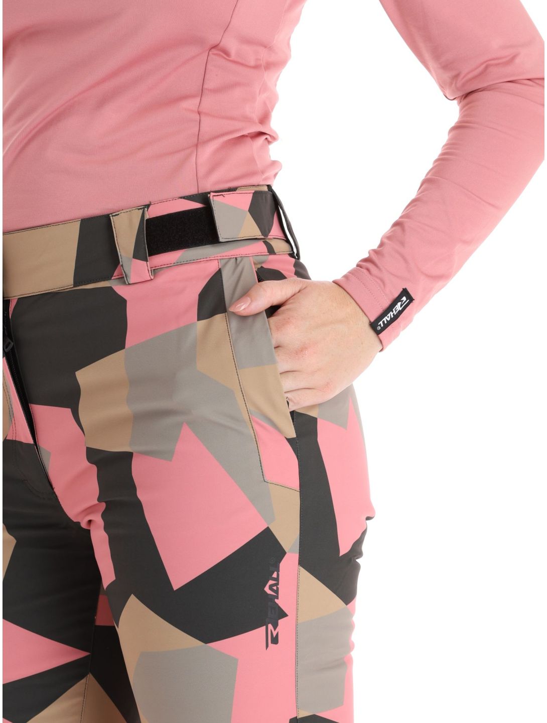 Rehall, Eva-R pantalones de esquí mujeres Camo Rose rosa 