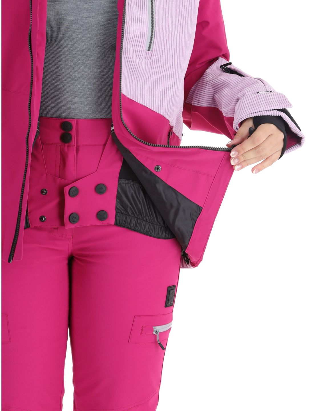 Rehall, Faye-R chaqueta de esquí mujeres Festival Fuchsia púrpura, rosa 