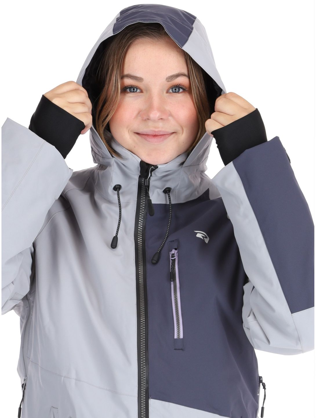 Rehall, Faye-R chaqueta de esquí mujeres Sleet gris 