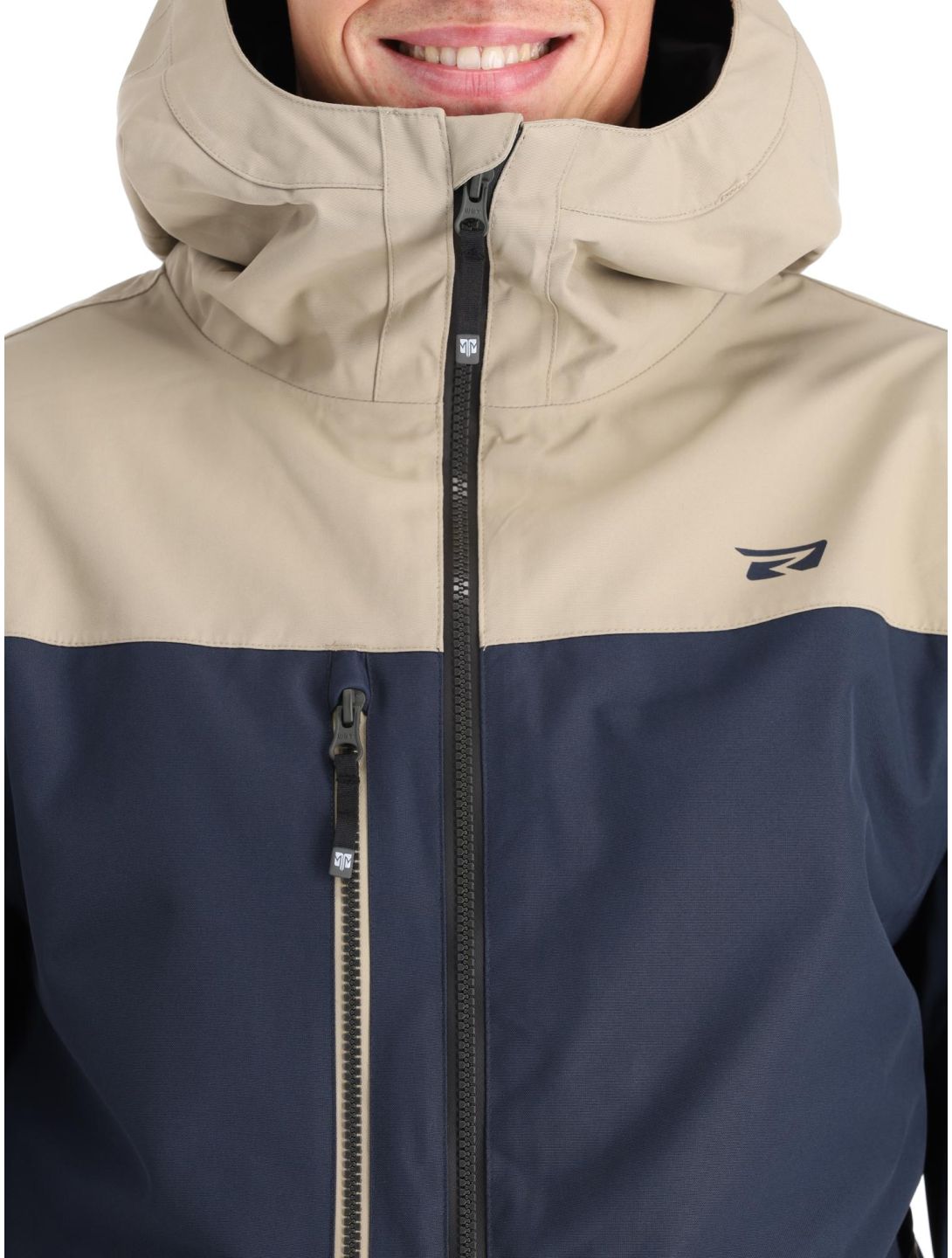 Rehall, Geri-R chaqueta de esquí hombres Stone azul, beige 