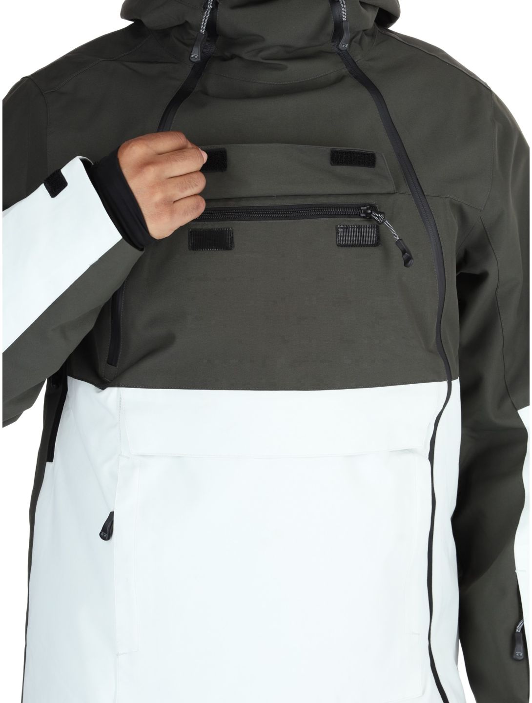 Rehall, Helicon-R chaqueta de esquí hombres Graphite blanco, gris 