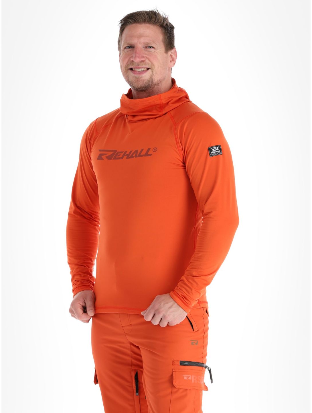 Rehall, Hoffa-R camisa termoactiva hombres Rust rojo 