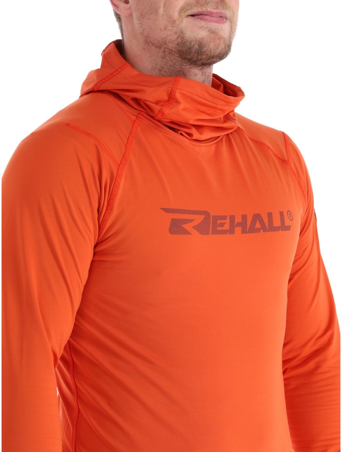 Rehall, Hoffa-R camisa termoactiva hombres Rust rojo 