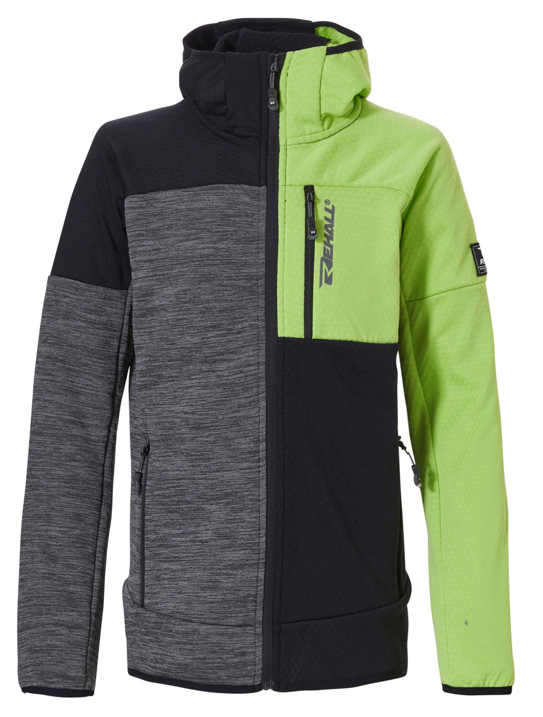 Rehall, Hype-R-Jr. chaleco niños Lime Green gris, negro, verde 