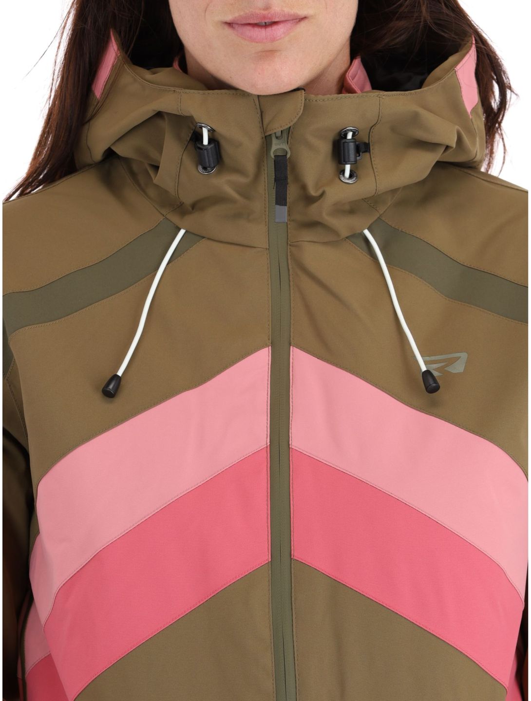 Rehall, June-R chaqueta de esquí mujeres Military Olive verde 