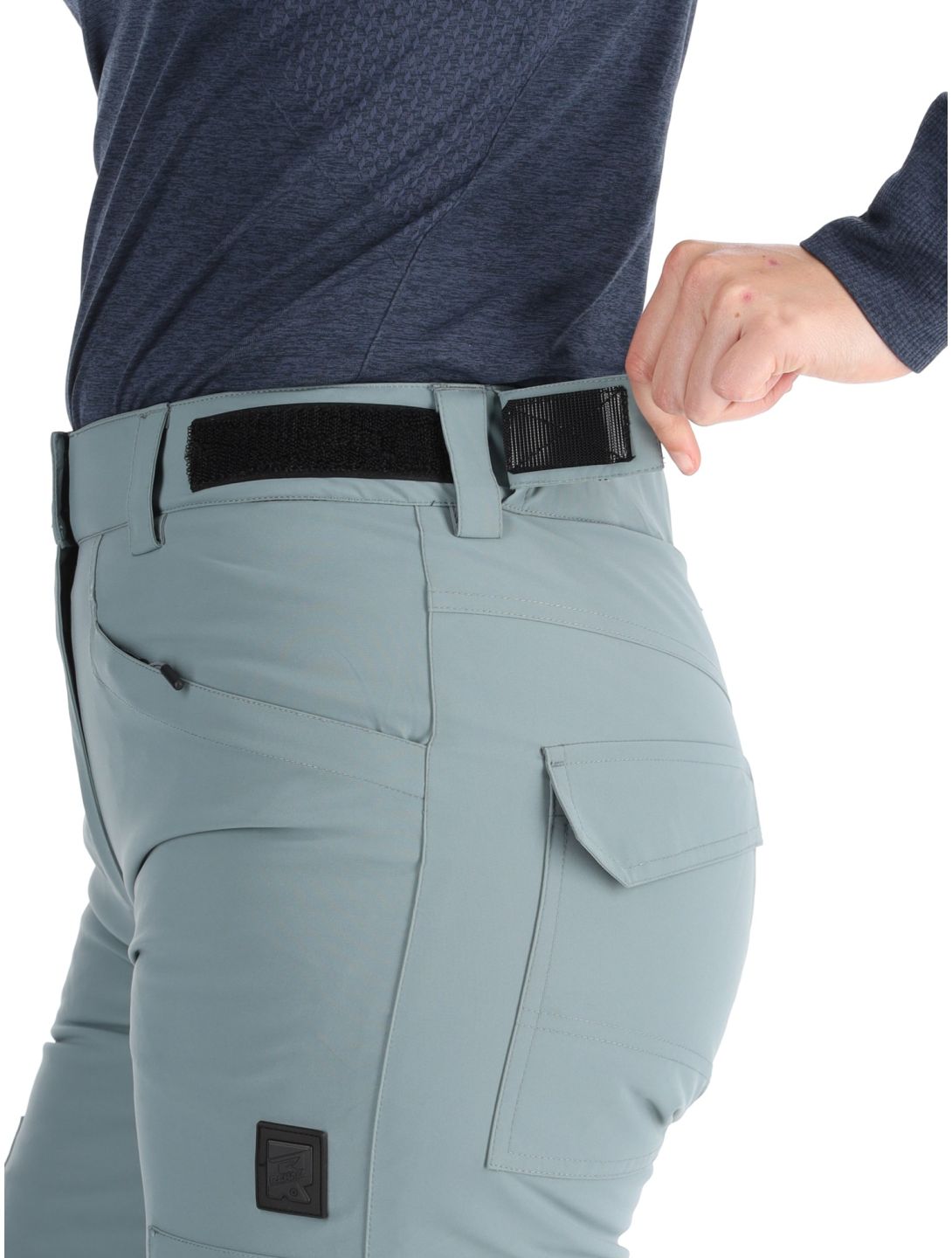 Rehall, Kyle-R pantalones de esquí mujeres Trooper gris 