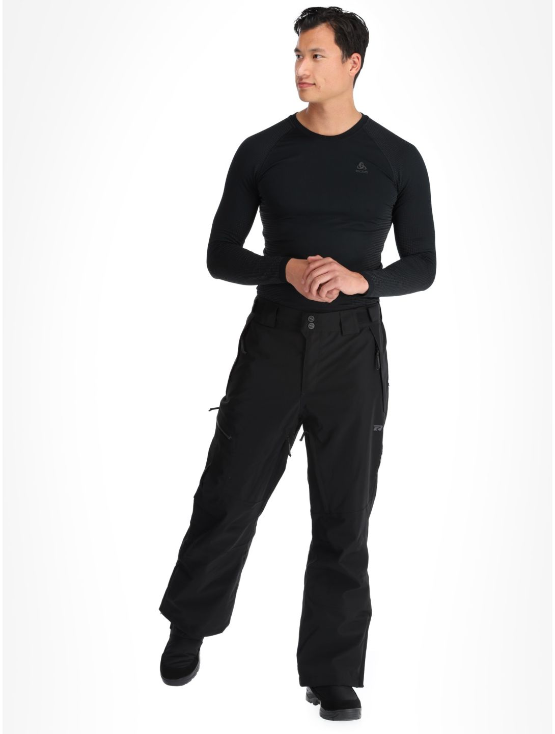 Rehall, Laricks-R pantalones de esquí hombres Black negro 