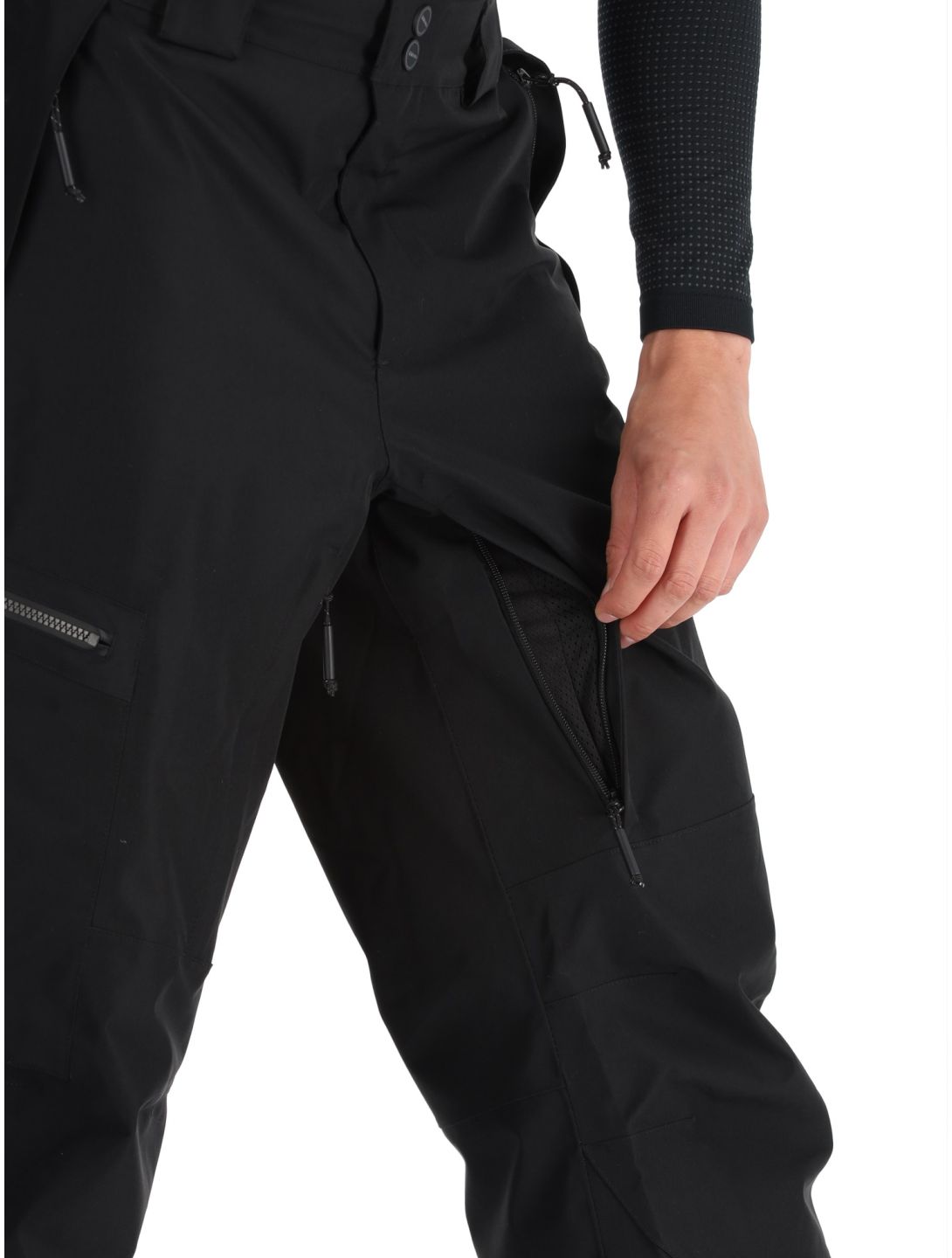 Rehall, Laricks-R pantalones de esquí hombres Black negro 