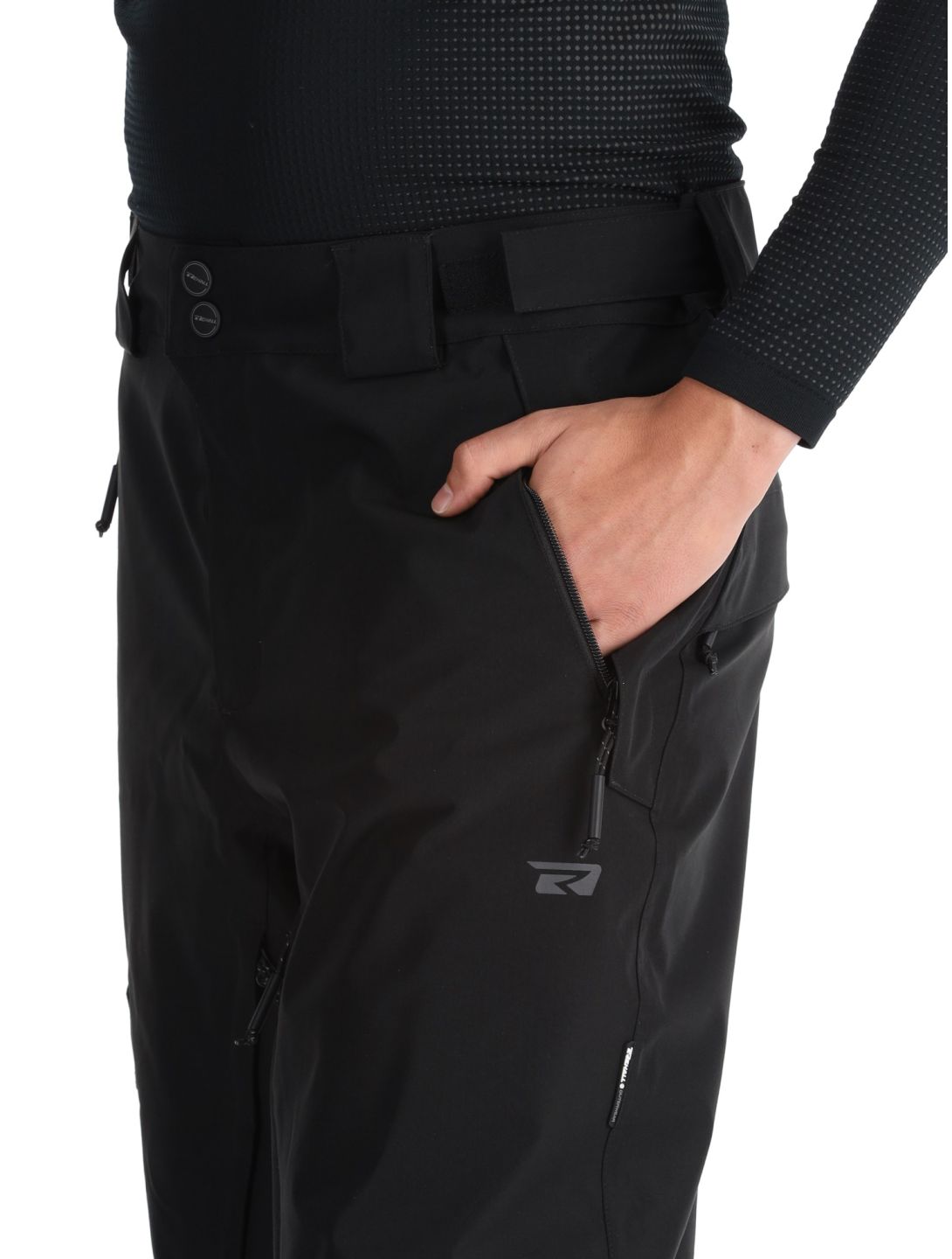 Rehall, Laricks-R pantalones de esquí hombres Black negro 