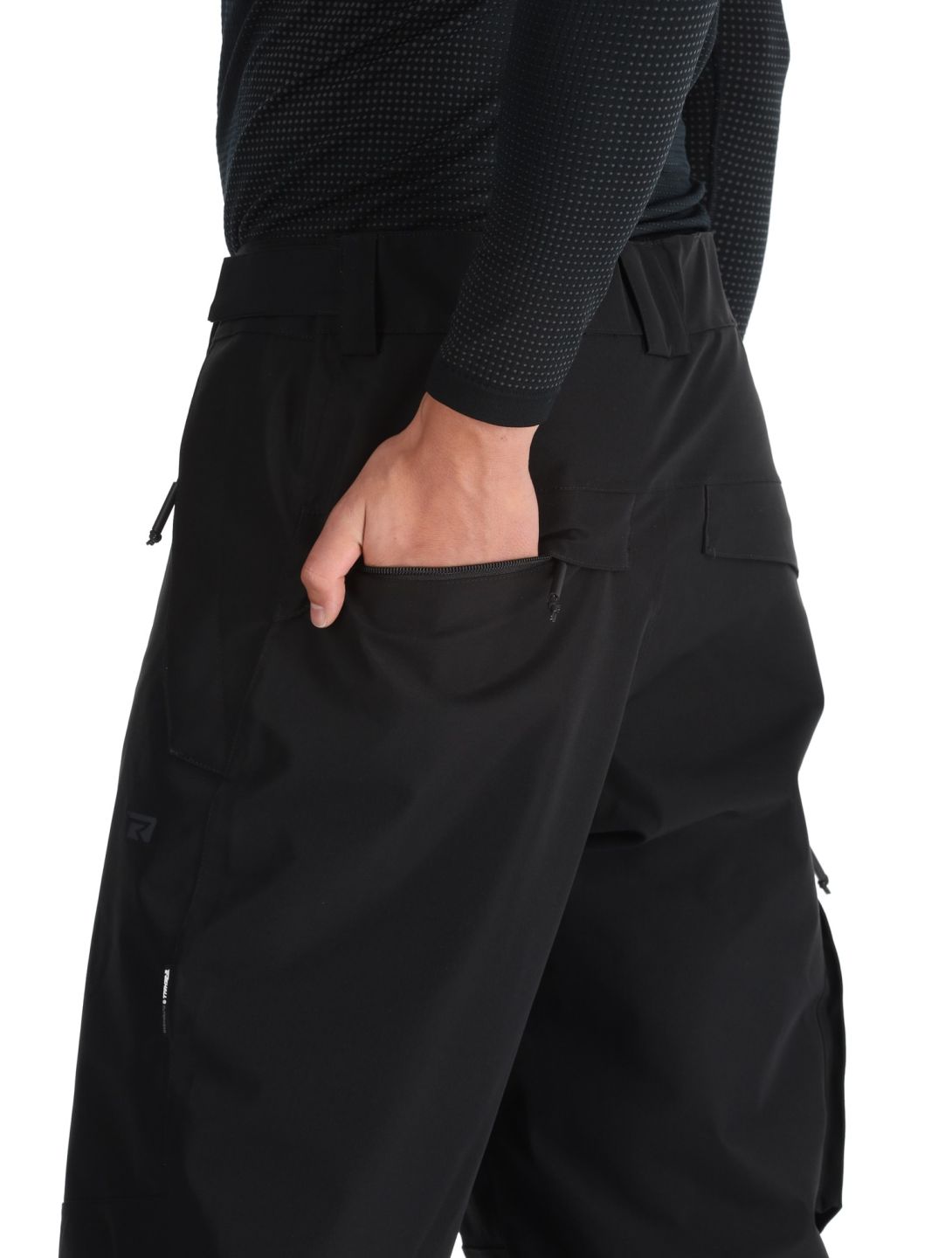 Rehall, Laricks-R pantalones de esquí hombres Black negro 