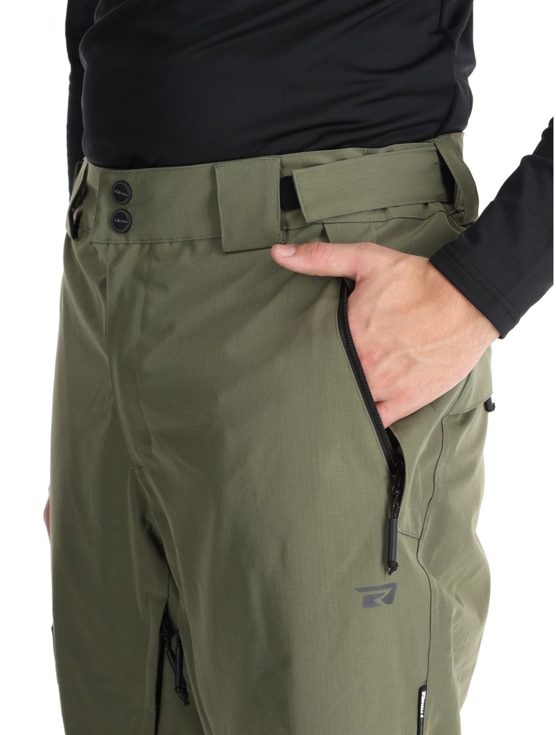 Rehall, Laricks-R pantalones de esquí hombres Moss verde 