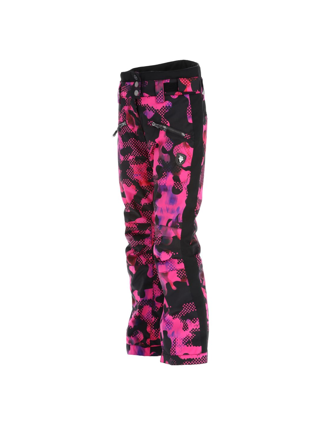 Rehall, Latoya-R-Jr pantalones de esquí niños popart camo fuchsia rosa