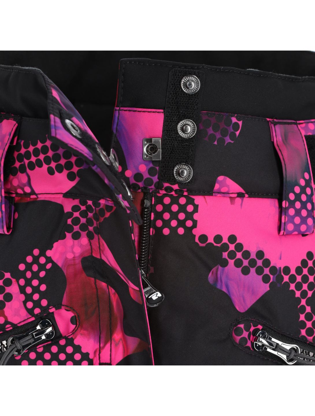 Rehall, Latoya-R-Jr pantalones de esquí niños popart camo fuchsia rosa