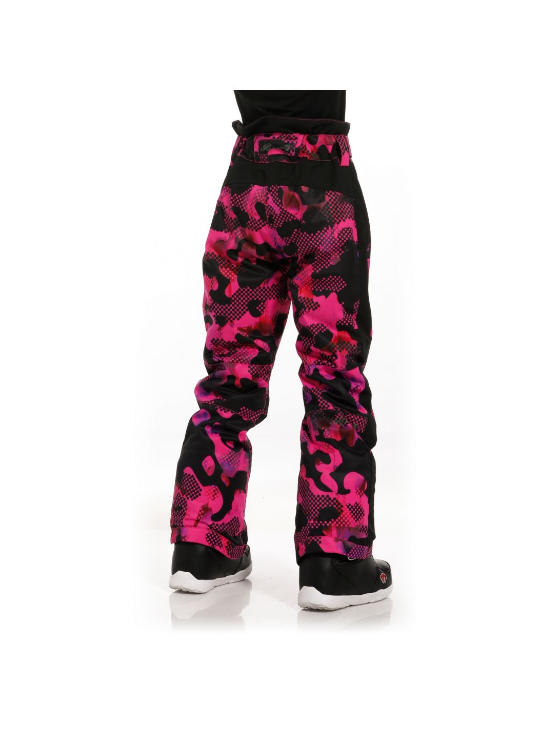 Rehall, Latoya-R-Jr pantalones de esquí niños popart camo fuchsia rosa