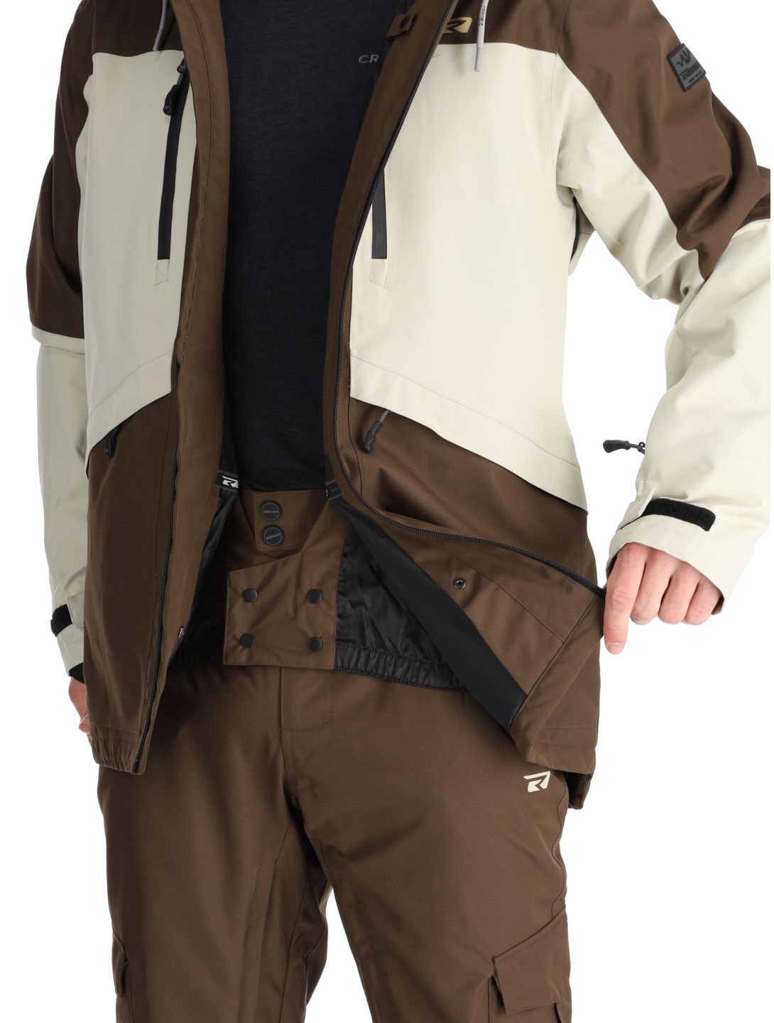 Rehall, Lhotse-R chaqueta de esquí hombres Choco beige, marrón 